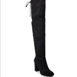 Black over the knee boots - never been worn